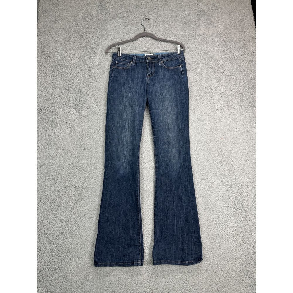 Paige Jeans Women 26 Blue Skyline Boot Denim Pants Casual Pockets Preppy Ladies
